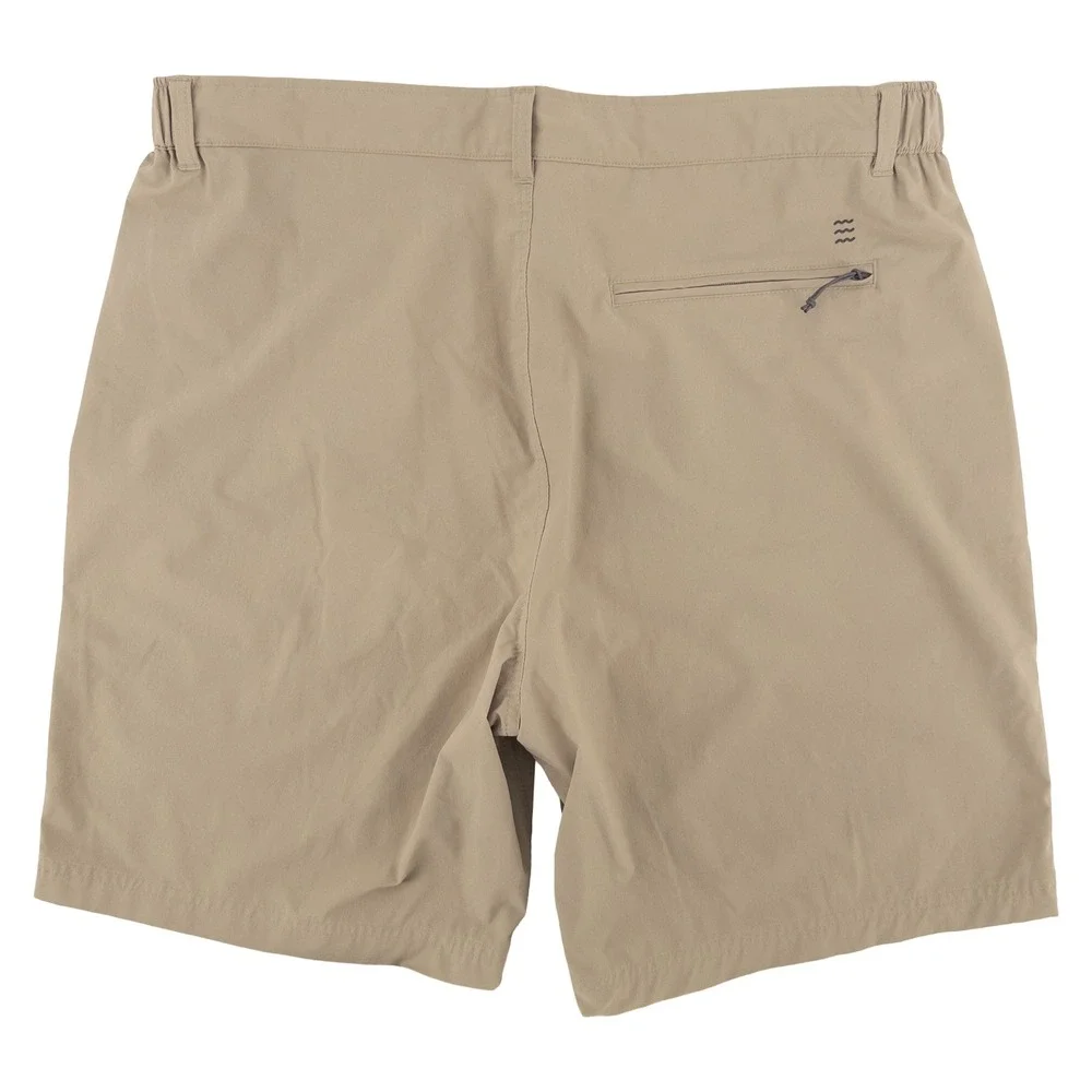 Free Fly Mens Large Latitude Shorts Khaki Stretch Quick Dry Hiking Gorpcore Fish